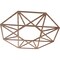 Ekena Millwork Guardian Wood Fretwork Pierced Ceiling Medallion, Walnut, 30"OD x 11 5/8"ID x 3/8"T CMWP30X30X0375GDWA - alternate 2